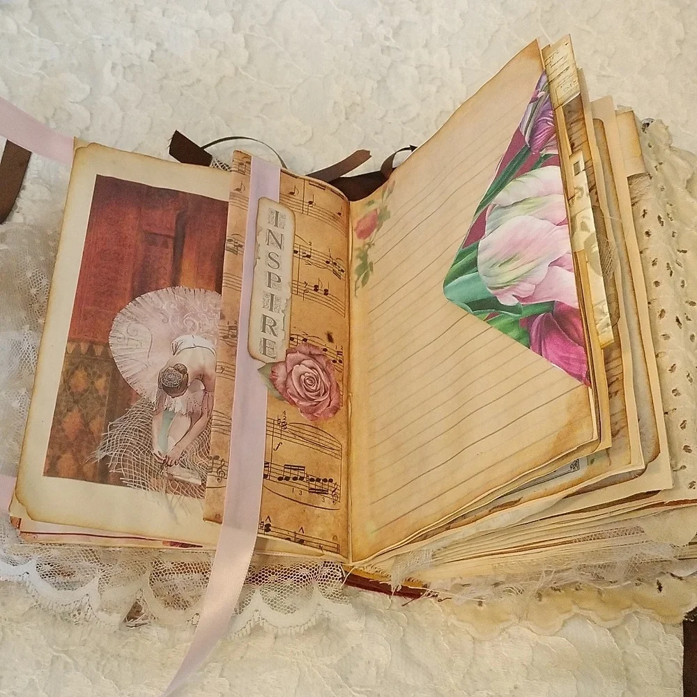 ⚜️ Suite Symphony Vintage Altered Book Junk Journal
